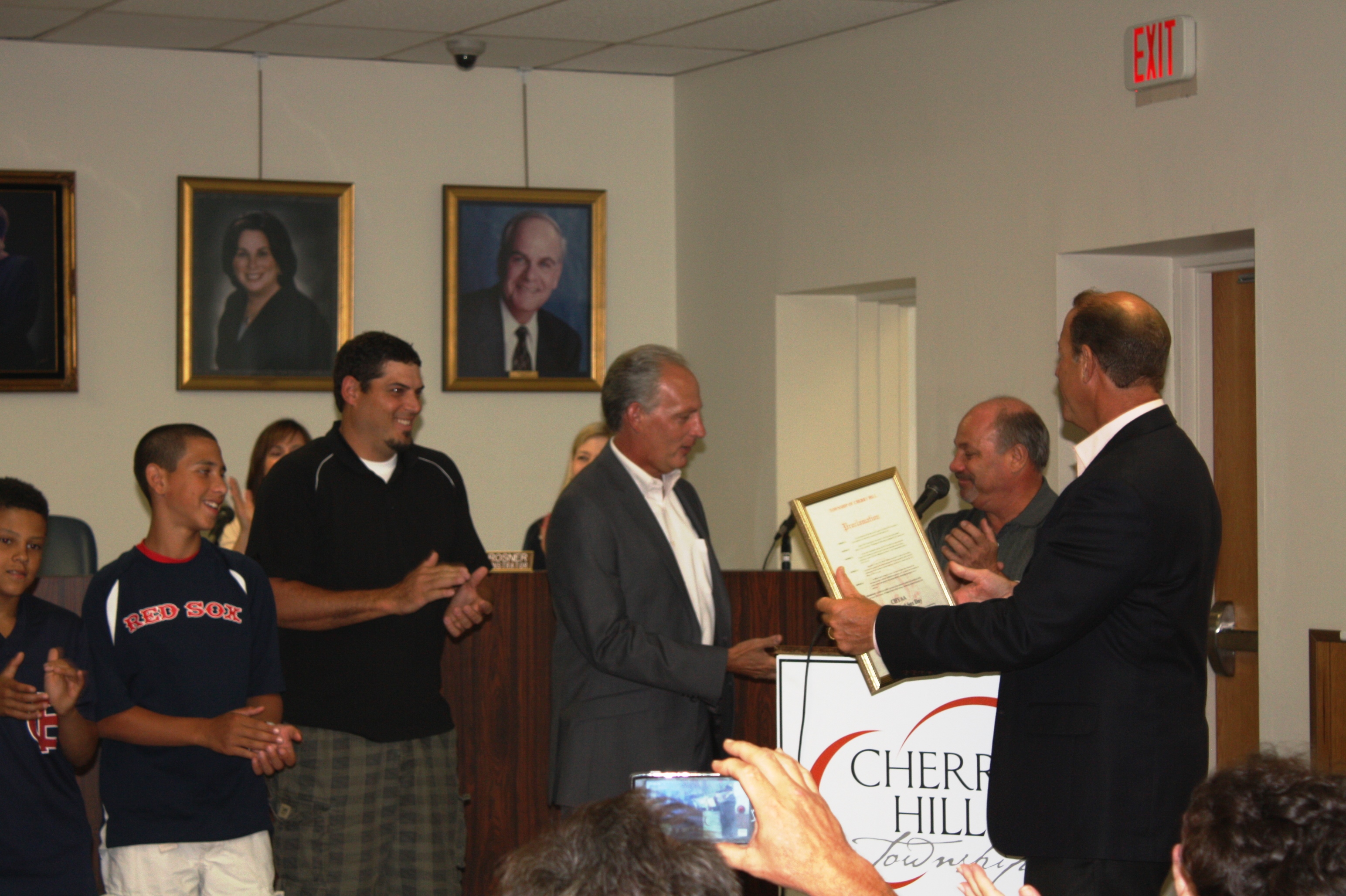 Proclamation CHYAA baseball team 2